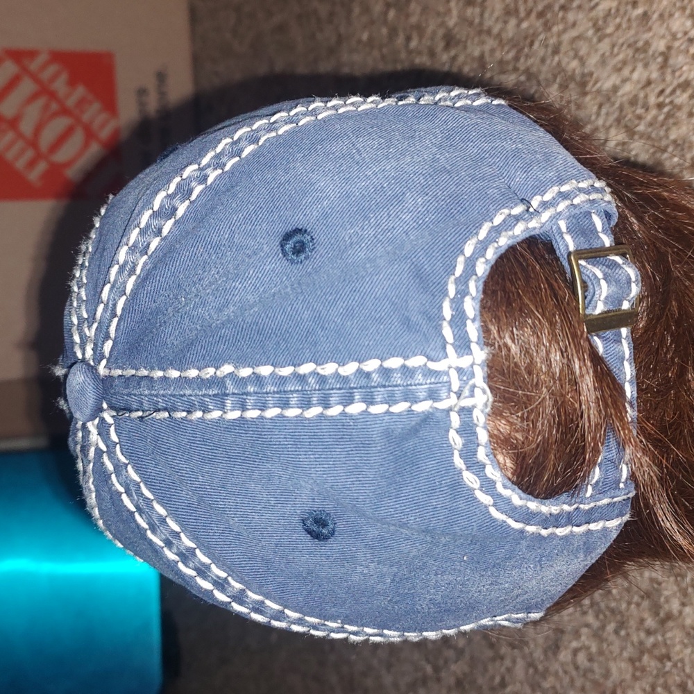 Freedom Eagle Distressed Baseball Strapback Cap - image 4